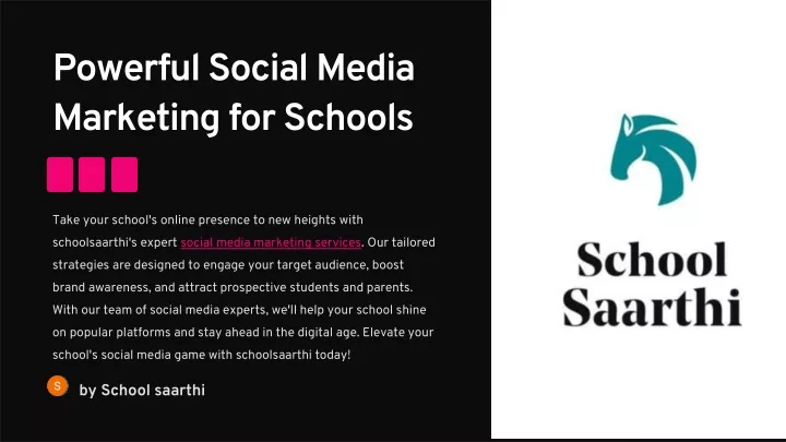 powerful social media marketing for schools