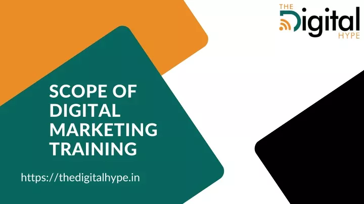 scope of digital marketing training
