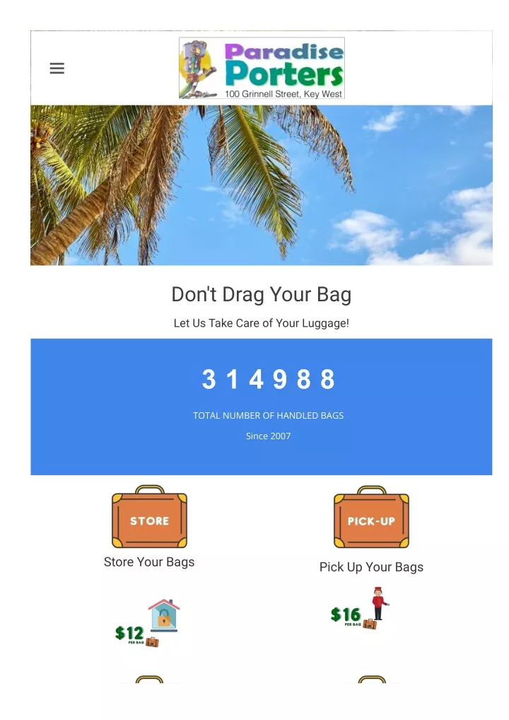 don t drag your bag