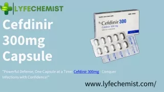 Cefdinir cap 300mg best