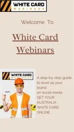 White Card Webinars - slide 1