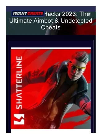 Shatterline Hacks 2023 The Ultimate Aimbot & Undetected Cheats