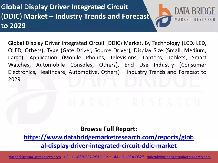 global display driver integrated circuit ddic