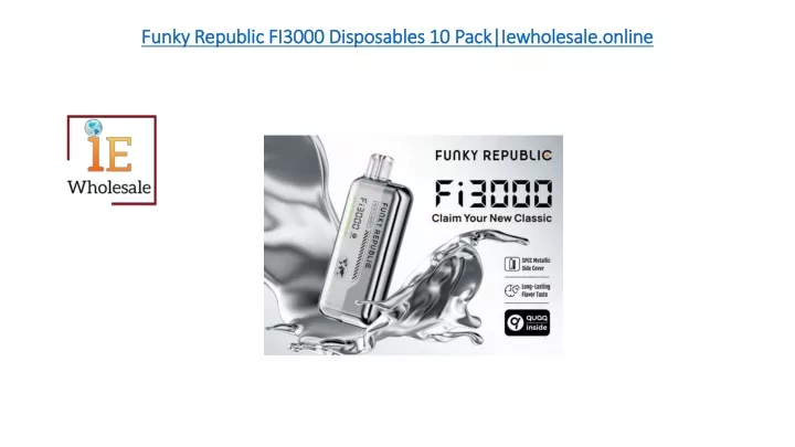 funky republic fi3000 disposables 10 pack iewholesale online