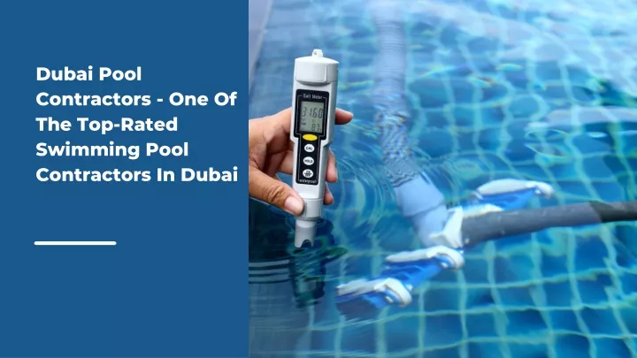 dubai pool contractors one of the top rated