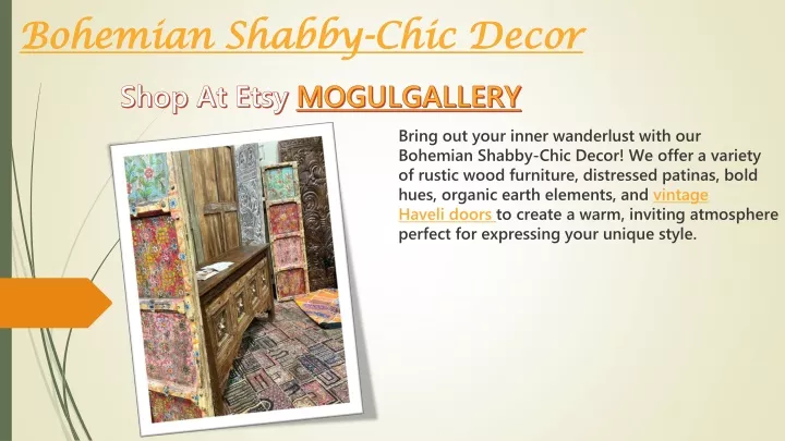 bohemian shabby chic decor