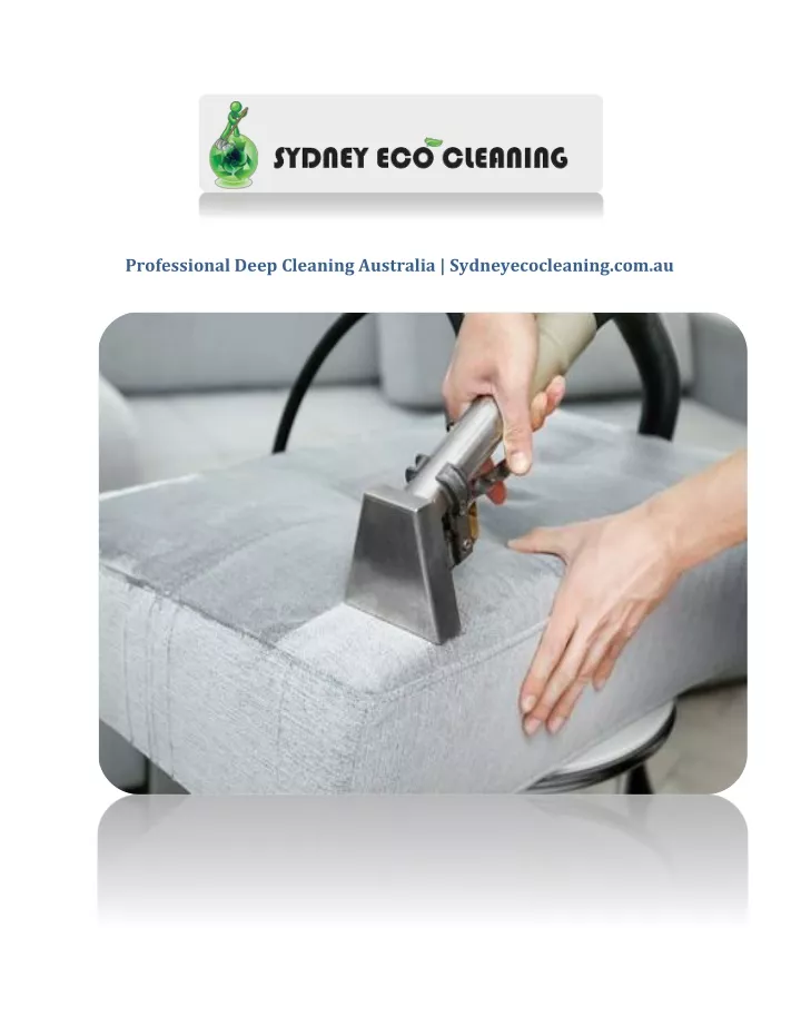 professional deep cleaning australia