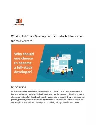 whatisfull stackdevelopmentandwhyisitimportant