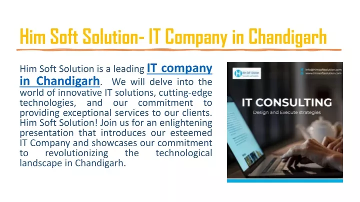 him soft solution it company in chandigarh