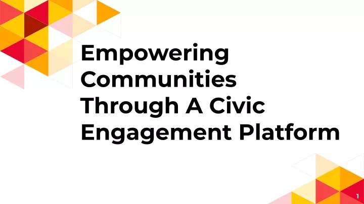 empowering communities through a civic engagement