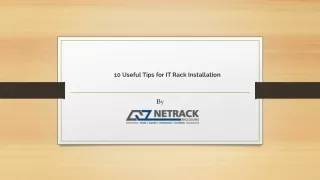 10 Useful Tips for IT Rack Installation