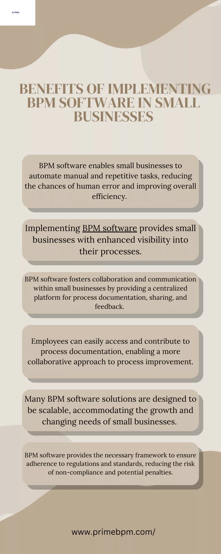 benefits of implementing bpm software in small