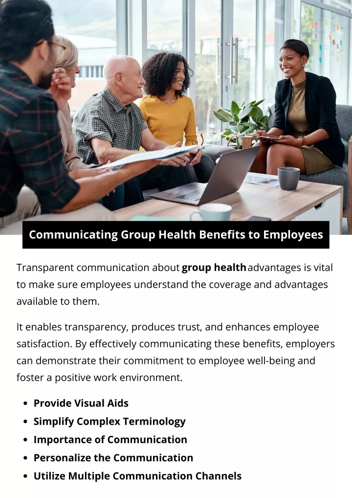communicating group health benefits to employees
