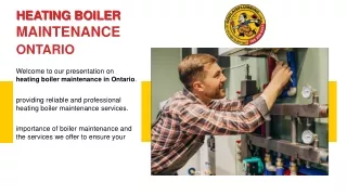 Heating Boiler Maintenance Ontario