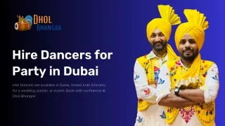 Hire Dancers for Party in Dubai | Dhol Bhangra