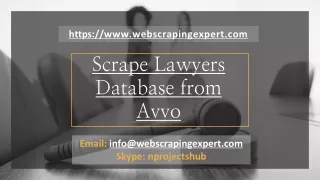 Scrape Lawyers Database from Avvo