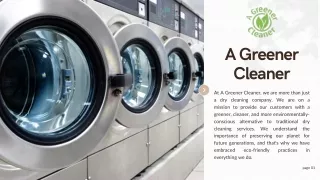 a greener cleaner