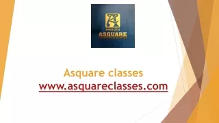 Best Coaching for Medical Preparation | Asquare Classes