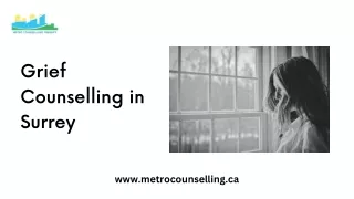 Grief Counselling in Surrey