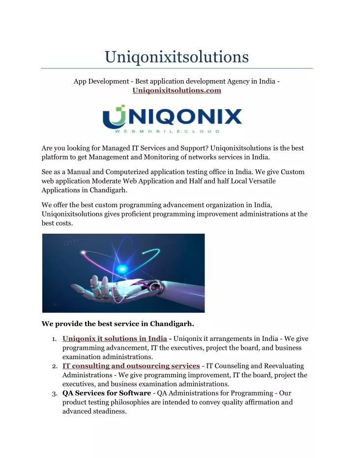 uniqonixitsolutions