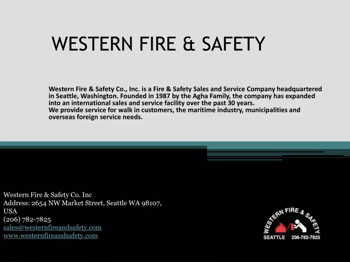 western fire safety