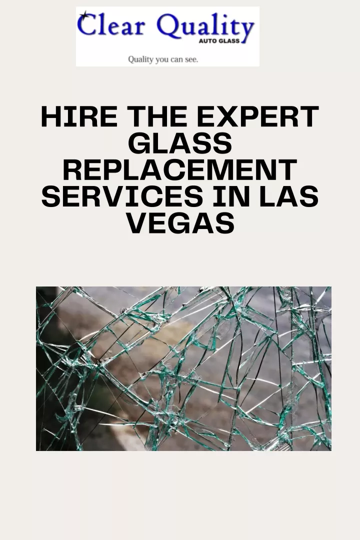 hire the expert glass replacement services