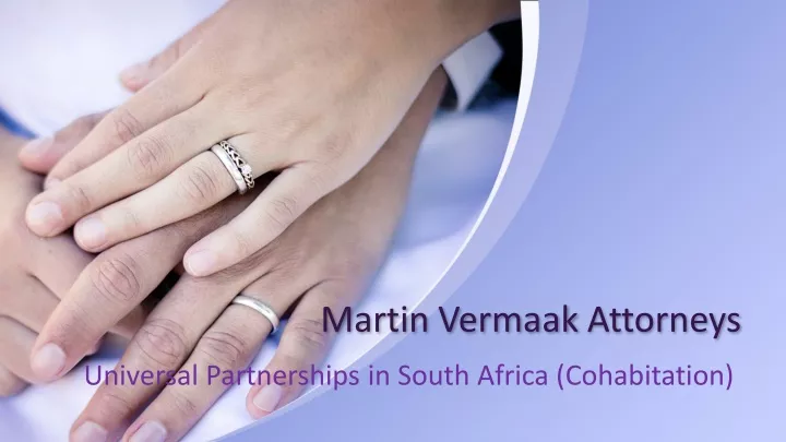 universal partnerships in south africa cohabitation