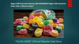 Regen CBD Gummies