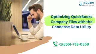 optimizing quickbooks company files with