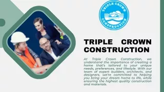 Best Excavation contractors in Martinsburg   Triple Crown Construction