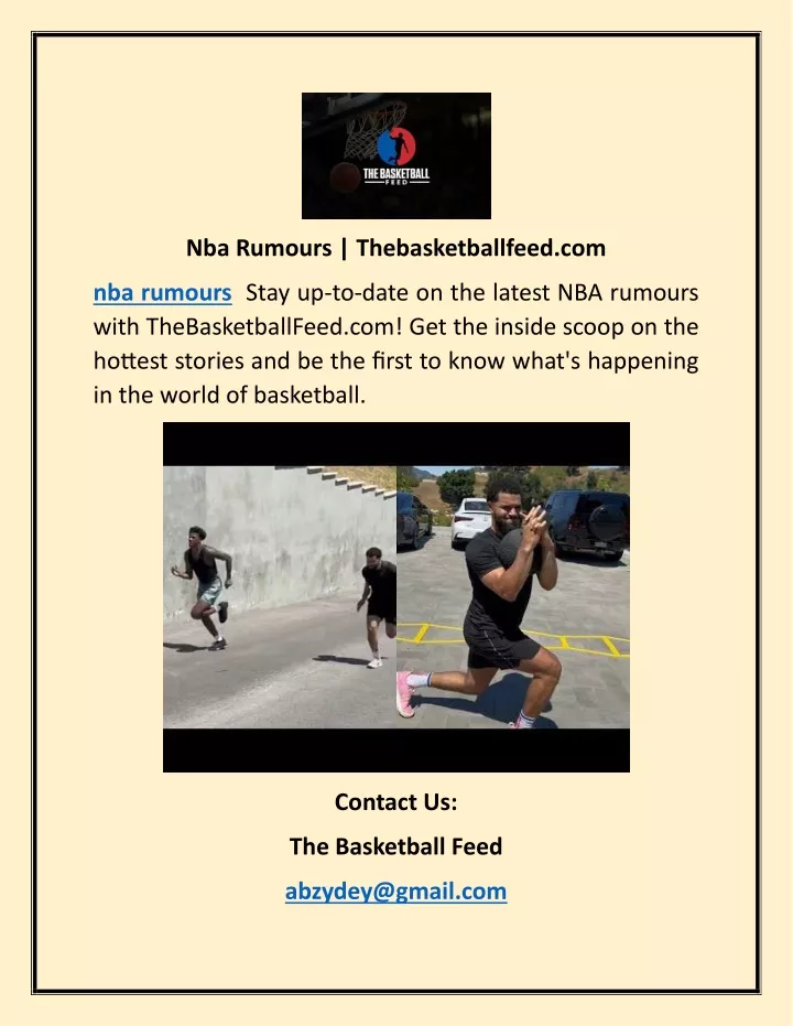 nba rumours thebasketballfeed com