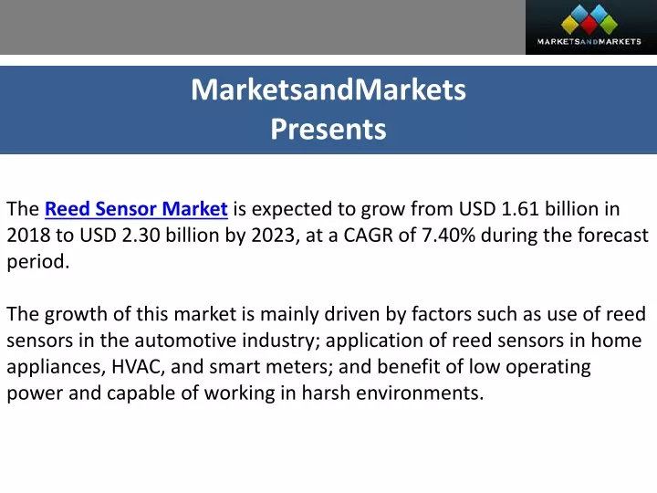 marketsandmarkets presents