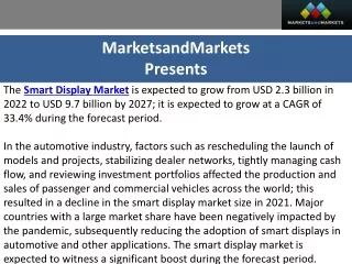 Investing in the Future: Understanding the $9.7 Billion Smart Display Market