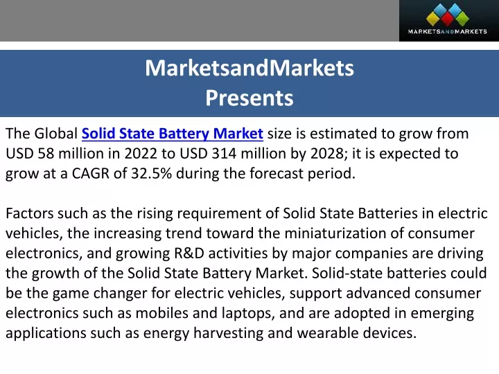 marketsandmarkets presents