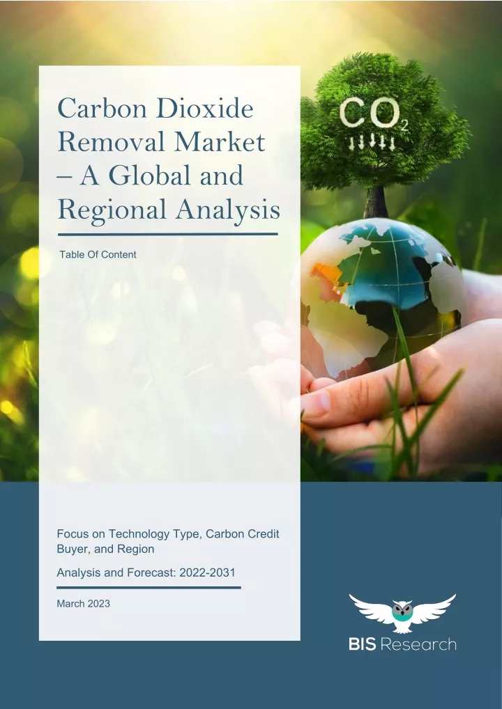 carbon dioxide removal market a global