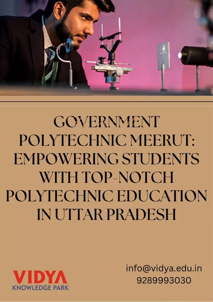 government polytechnic meerut empowering students