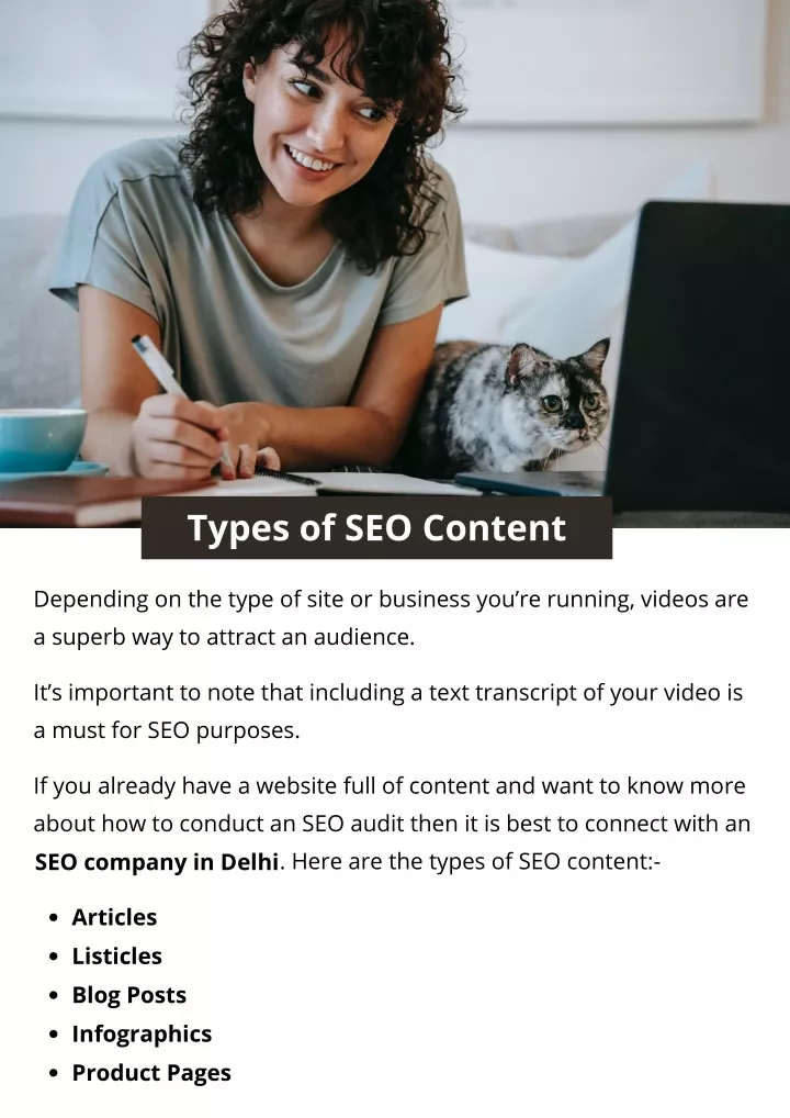 types of seo content