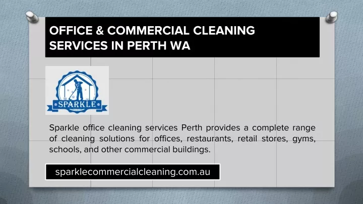 office commercial cleaning services in perth wa