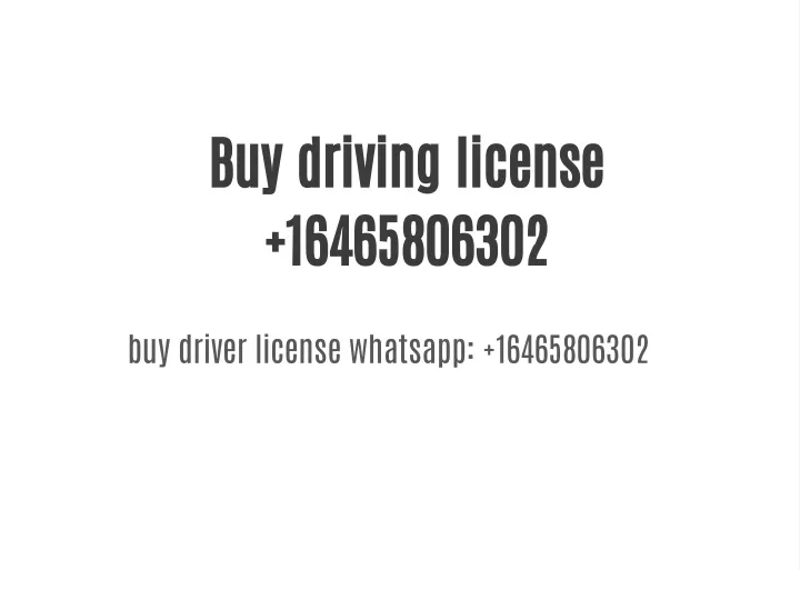 buy driving license 16465806302