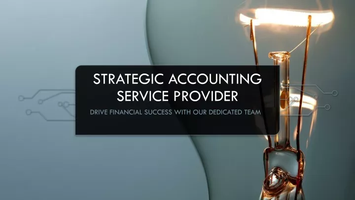 strategic accounting service provider