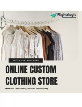 Online Custom Clothing Platform