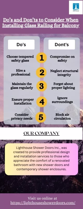 do s and don ts to consider when installing glass