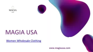 Magia USA - Women Wholesale Clothing in Los Angeles