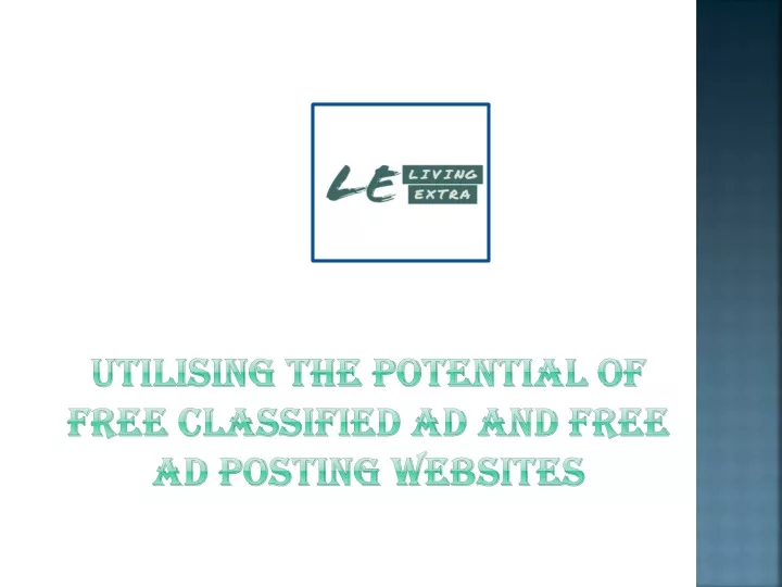 utilising the potential of free classified ad and free ad posting websites