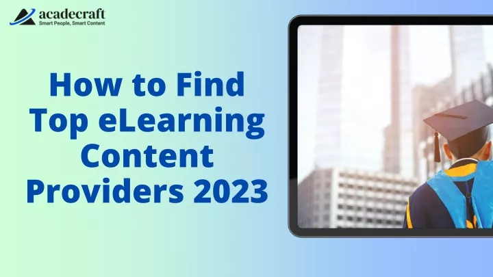 how to find top elearning content providers 2023
