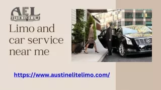 Premium Limo and Car Service Near Me