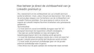 Bellen linkedin