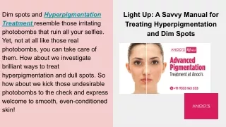 light up a savvy manual for treating