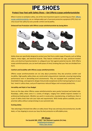 PPT - Protect your feet with acme universal's safety shoes PowerPoint ...