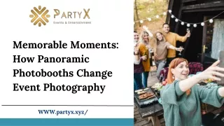 Memorable Moments: How Panoramic Photobooths Change Event Photography
